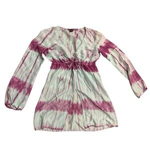 LUCKY BRAND tie dye shirt / cover up